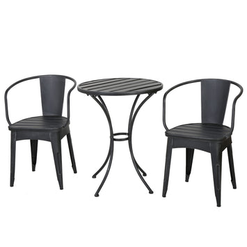 COLMAR 3 PC KD METAL BISTRO SET