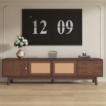 Mid Century Modern TV Stand for 80