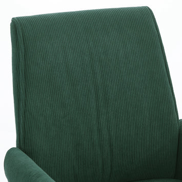 Mid-back liftable office chair, striped fabric, and ergonomically designed, is an excellent choice for working, studying or relaxing. The mid-back design provides a better sitting experience.Green