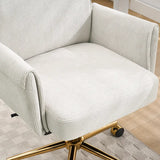 Mid-back liftable office chair, striped fabric, and ergonomically designed, is an excellent choice for working, studying or relaxing. The mid-back design provides a better sitting experience,White