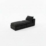 Modern Chenille cloud sofa, freely combinable, comfortable to sit on, suitable for modern living room furniture in homes, apartments, and offices