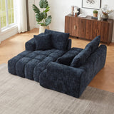 Chenille L-Shape Luxury Sectional Oversized Sofa,Mnimalist Design,Comfy Sleeper Couch for Living Room,Apartment&Reception Spaces,No Assembly Required