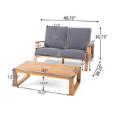 PALOMA LOVESEAT+COFFEE TABLE