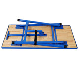 Foldable Work Bench,Workshop Tool Bench,Packing Table Mounting Table Assembly Table,660Lbs Load Capacity,for Workshop, Garage,Blue