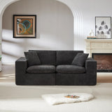 Modern Chenille cloud sofa, freely combinable, comfortable to sit on, suitable for modern living room furniture in homes, apartments, and offices