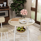 Bar table, equipped with 2 bar stools , with backrest and partition
