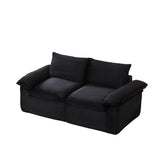 Modern corduroy cloud sofa, can be freely combined and has a comfortable sitting experience, suitable for modern living room furniture in homes, apartments, and offices