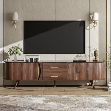 Mid-Century Modern TV Stand for 80
