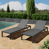 CAPE CORAL KD CHAISE LOUNGE GRY(MP2)( SET OF 2 )