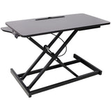 Adjustable Height Standing Laptop Desk,Adjustable Sit to Stand Up Workstation  with Keyboard Tray,Black