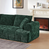 Chenille L-Shape Luxury Sectional Oversized Sofa,Mnimalist Design,Comfy Sleeper Couch for Living Room,Apartment&Reception Spaces,No Assembly Required