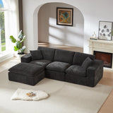 Modern Chenille cloud sofa, freely combinable, comfortable to sit on, suitable for modern living room furniture in homes, apartments, and offices