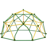 12ft Geometric Dome Climber Play Center, Kids Climbing Dome Tower, Rust & UV Resistant Steel Supporting 1000 LBS