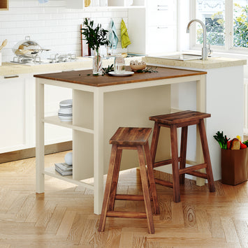 TOPMAX Solid Wood Rustic 3-piece 45