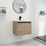 Bathroom Cabinet With Sink,Soft Close Doors,Float Mounting Design,24 Inch For Small Bathroom,24x18(KD-Packing),W128650530