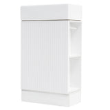 18.6" Bathroom Vanity with Sink, Bathroom Vanity Cabinet with Two-tier Shelf, Left or Right Orientation, Grey  (Old Sku:WF308491AAE)