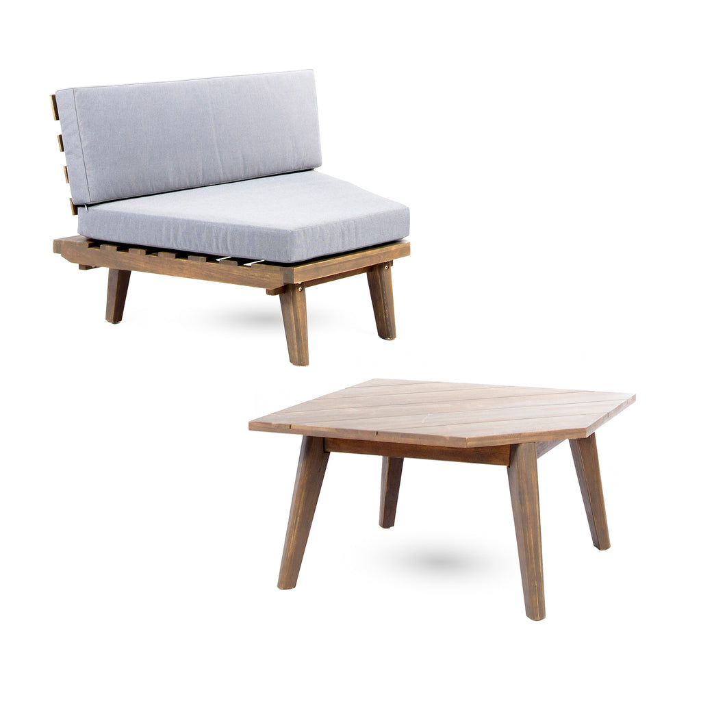 HILLCREST SOFA CONER +  TABLE