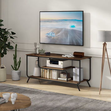 There are installation videos and scene videos. TV socket and LED light - TV stand TV up to 55 