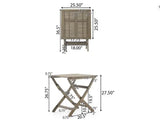 POSITANO 25 " FOLDABLE BISTRO TABLE