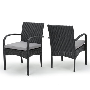CORDOBA KD PE WICKER DINING CHAIR [SET OF 2 PCS]