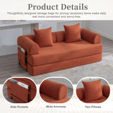 UNITED WE WIN Foldable and compressible sofa, featuring a sturdy metal frame, It allows you to freely create a personalized leisure area. A combination of modern metal and fabric for Small Spaces