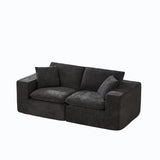 Modern Chenille cloud sofa, freely combinable, comfortable to sit on, suitable for modern living room furniture in homes, apartments, and offices