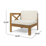 ALCOVE LSHAPE SOFA SET, BEIGE