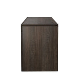 20 minutes quick assembly brown simple modern TV  stand with the toughened glass shelf Floor cabinet Floor TV wall cabinet Brown + whiteTV bracket  with LED Color Changing Lights for Living Room