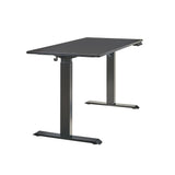 Electric Standing Desk, Adjustable Height Stand up Desk, 24x48 Inches Sit Stand Home Office Desk,Black Frame/Black Top