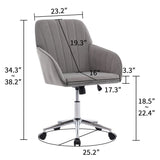 TY Adjustable Office Chair, Home Bedroom, Ergonomic Swivel Chair, Backrest Seat, Comfortable for Long Sitting
