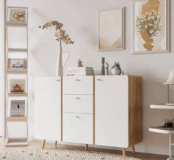 Sideboard Buffet Cabinet with 3 Drawers & 2 Doors,47.24