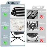 Outdoor Egg Hanging Chair with Stand, Patio Wicker Swing Egg Chair Indoor Swinging Chair Outdoor Hammock Egg Chair
