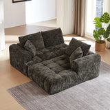 Chenille L-Shape Luxury Sectional Oversized Sofa,Mnimalist Design,Comfy Sleeper Couch for Living Room,Apartment&Reception Spaces,No Assembly Required