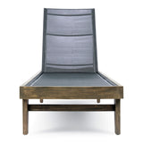SUMMERLAND CHAISE LOUNGE - WHITE MESH