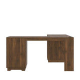 L Shaped Desk,Computer Desk with Drawers,Bookshelf,Modern Corner Desk,Home Office Desk,L-Shaped Study Table Writing Desk,Corner Gaming Computer Desk with Storage