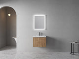 Bathroom Cabinet With Sink,Soft Close Doors,Float Mounting Design,24 Inch For Small Bathroom,24x18-00624 IMO(KD-Packing)