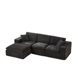 Modern Chenille cloud sofa, freely combinable, comfortable to sit on, suitable for modern living room furniture in homes, apartments, and offices