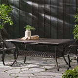 ABIGAIL CAST EXPANDABLE DINING TABLE