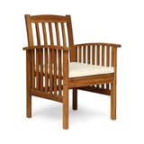 CASA ACACIA DINING CHAIR,2PCS with 2 Cushions