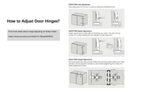 TURIO 30" Bathroom Vanity with Sink, Freestanding Bathroom Storage Cabinet with 2 Doors, Black Ceramic Basin and Carrara White Counter Top, Black Color