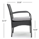 CORDOBA KD PE WICKER DINING CHAIR [SET OF 2 PCS]