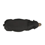 MGO BEAR BENCH, Concrete Outdoor Bench, Outdoor Bench, Matte Black + Black