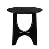 25" Round End Table, Wooden Side Table,Night Stand for Living Room ,Reception Room