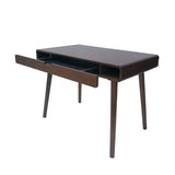Writing Desk with large drawers,Computer Table for Home Office Workspace or Entryway,Brown Color