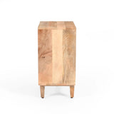 Natural Wood Nightstand