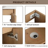 23" Freestanding Bathroom Vanity with Sink, Soft Close Doors