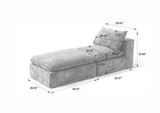 Modern Chenille cloud sofa, freely combinable, comfortable to sit on, suitable for modern living room furniture in homes, apartments, and offices