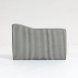 Modular Sofa Single Armrest Backrest Module for Modular Sectional Sofa Couch Side Armrest, Gray
