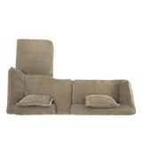122" Modern L-Shaped Sectional Sofa with High-Density Fully Compressed Sponge and Chaise Lounge, 2-Piece Set, Fully Assembled Right Hand Facing, Deep Seating,  Perfect for Living Room, Lounge