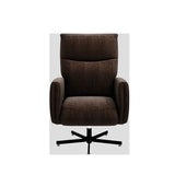 Power Swivel Recliner Chair, Electric Reclining with USB & Type-C Charging, 360° Swivel Velvet Upholstered Accent Chair, for Home Office & Living Room, Easy Assembly,Coffee
